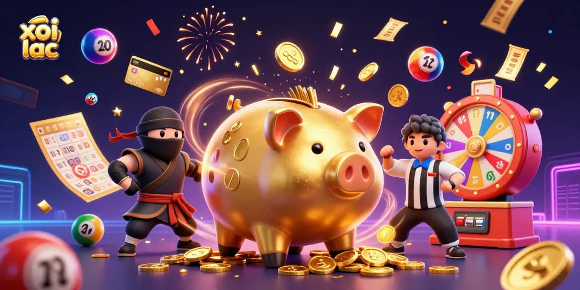 Watch xoi lac come alive with vibrant colors and dynamic characters in this thrilling gambling illustration.
