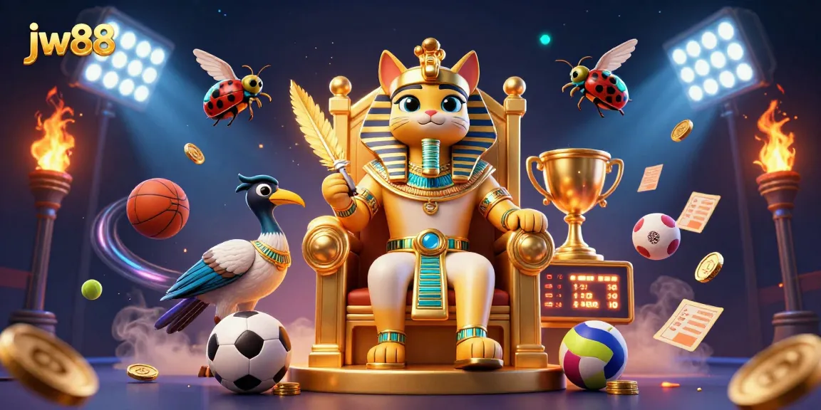 Bet and win big at JW88 with engaging 3D casino gaming visuals featuring Egyptian themes.