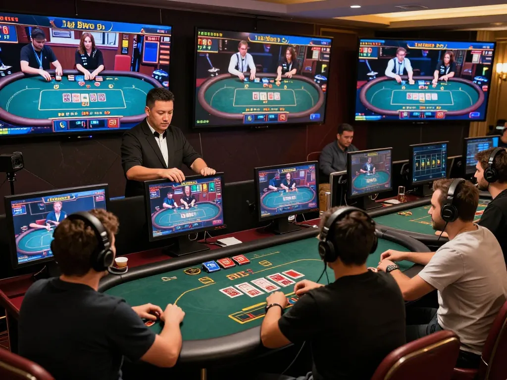 Players actively engaging in live casino games at https://tr88.bio/, experiencing immersive online gaming.