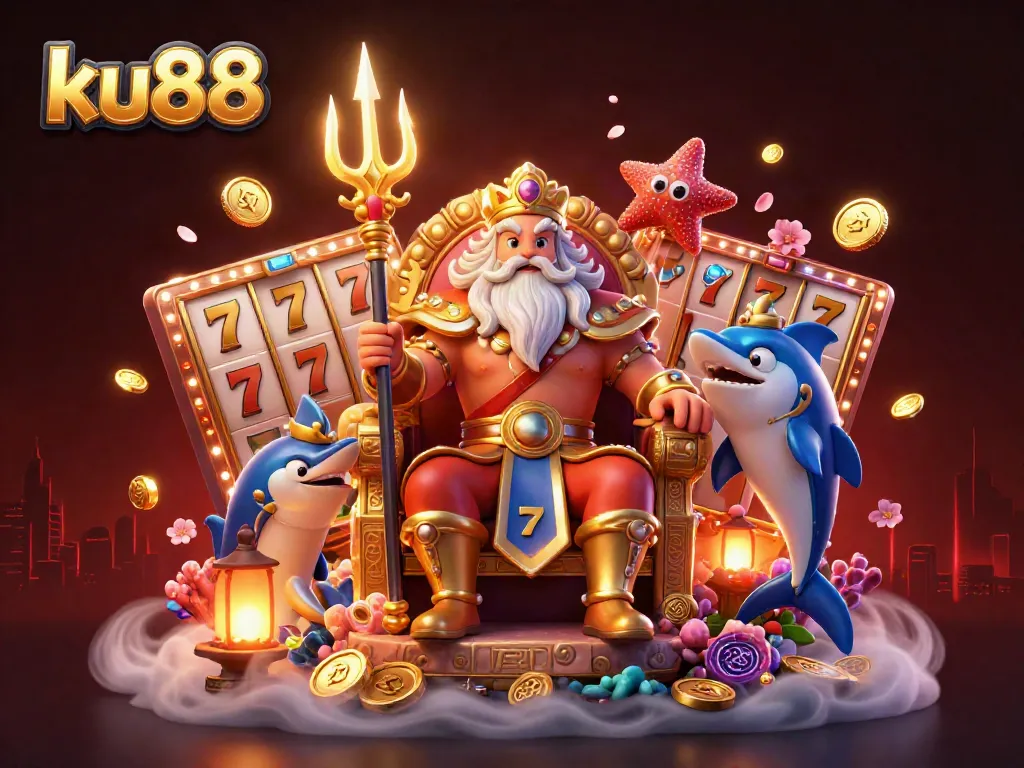 Experience exciting wins with ku88's dynamic slot games featuring vibrant characters and elements.