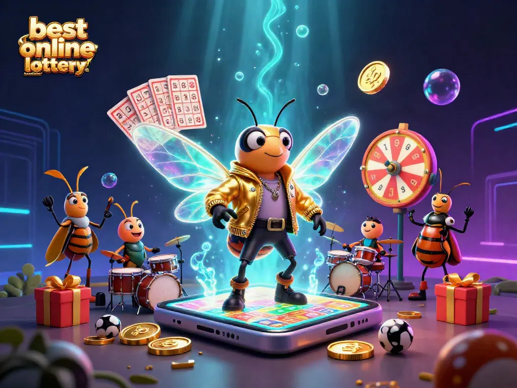 Engage in the best online lottery at usplayercheck with dynamic characters and vibrant lottery elements.