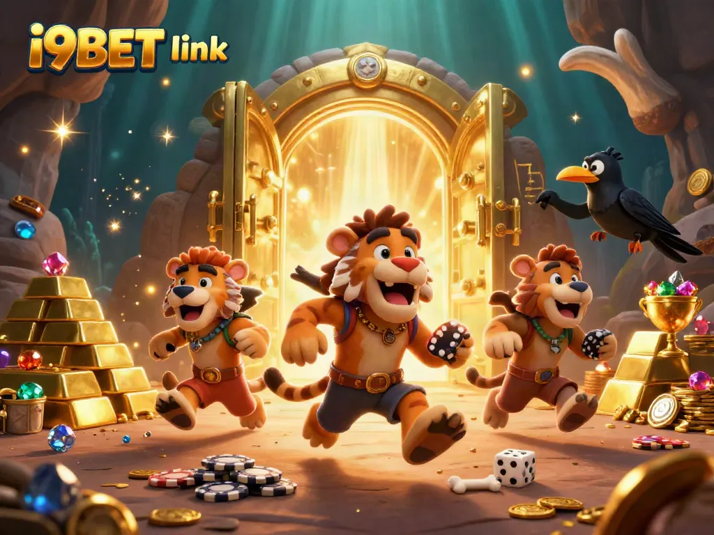 Engage with exciting gaming at i9BET link featuring vibrant characters and a dynamic casino setting.