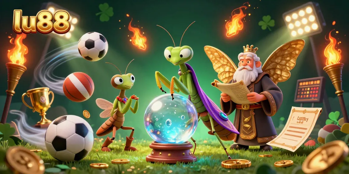 Experience winning moments with the lu88 fortune teller and wise moth in a vibrant casino scene.