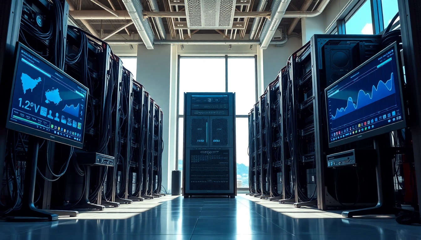 Optimize adult web hosting server solutions in a modern tech office.