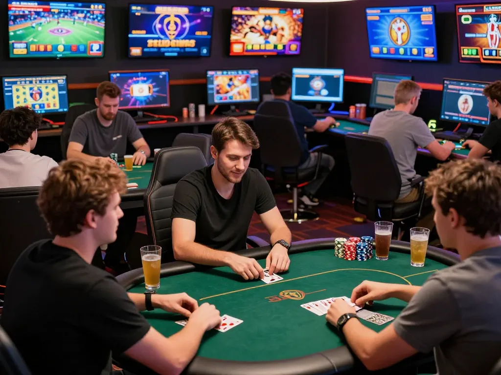 75W online gamers enjoying diverse games together in a dynamic and engaging gambling atmosphere