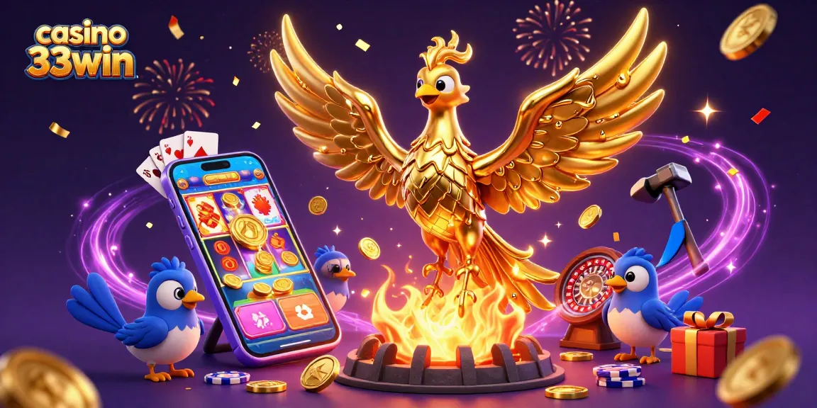 Experience the thrill at casino 33win with dynamic games, golden phoenix, and vibrant slot action.