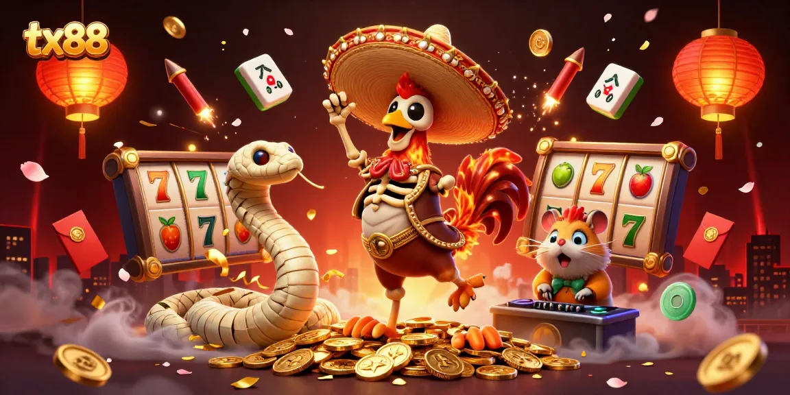 tx88 showcases a vibrant victory dance scene with a skeleton mariachi and slot reels.