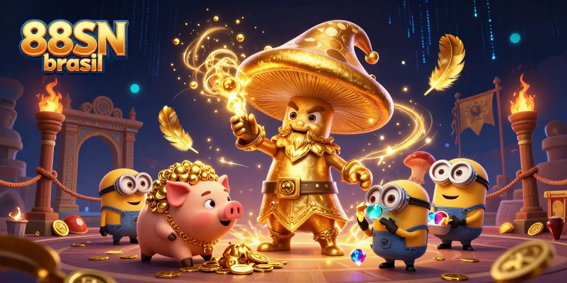 Experience the excitement with 88SN brasil as your golden wizard leads the way in online gaming.